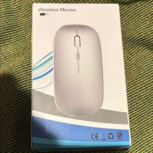 Wireless Mouse - White Wireless Optical Mouse